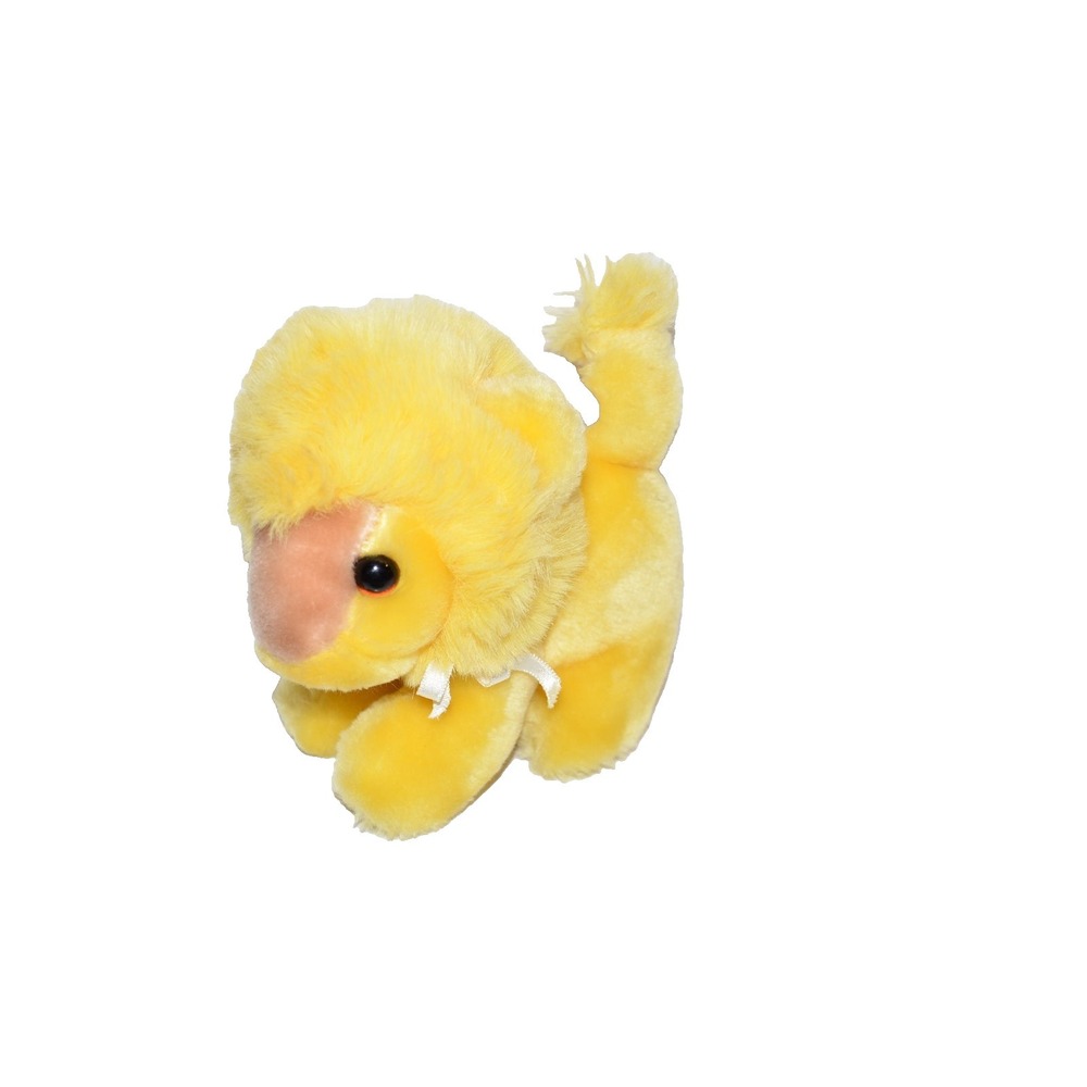 Vtg Gund Yellow Lion Plush Stuffed Animal‎ HTF 1986